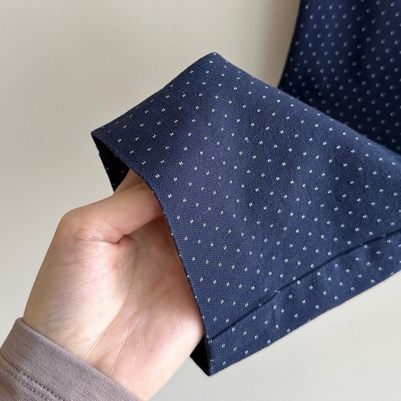 GAP Women’s Navy Blue and White Polka Dot Skinny Ankle Pants, Size 8 Regular - Picture 6 of 16